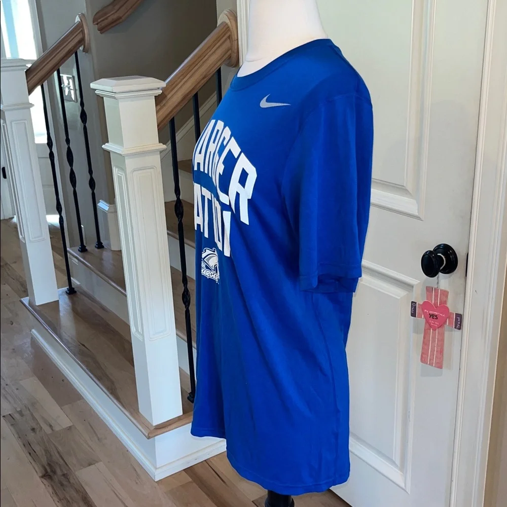 UAH Chargers Royal Blue Nike Dri Fit Short Sleeve Shirt - Picture 4 of 6